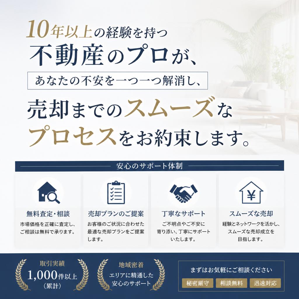 実績ある専門家による安心サポート