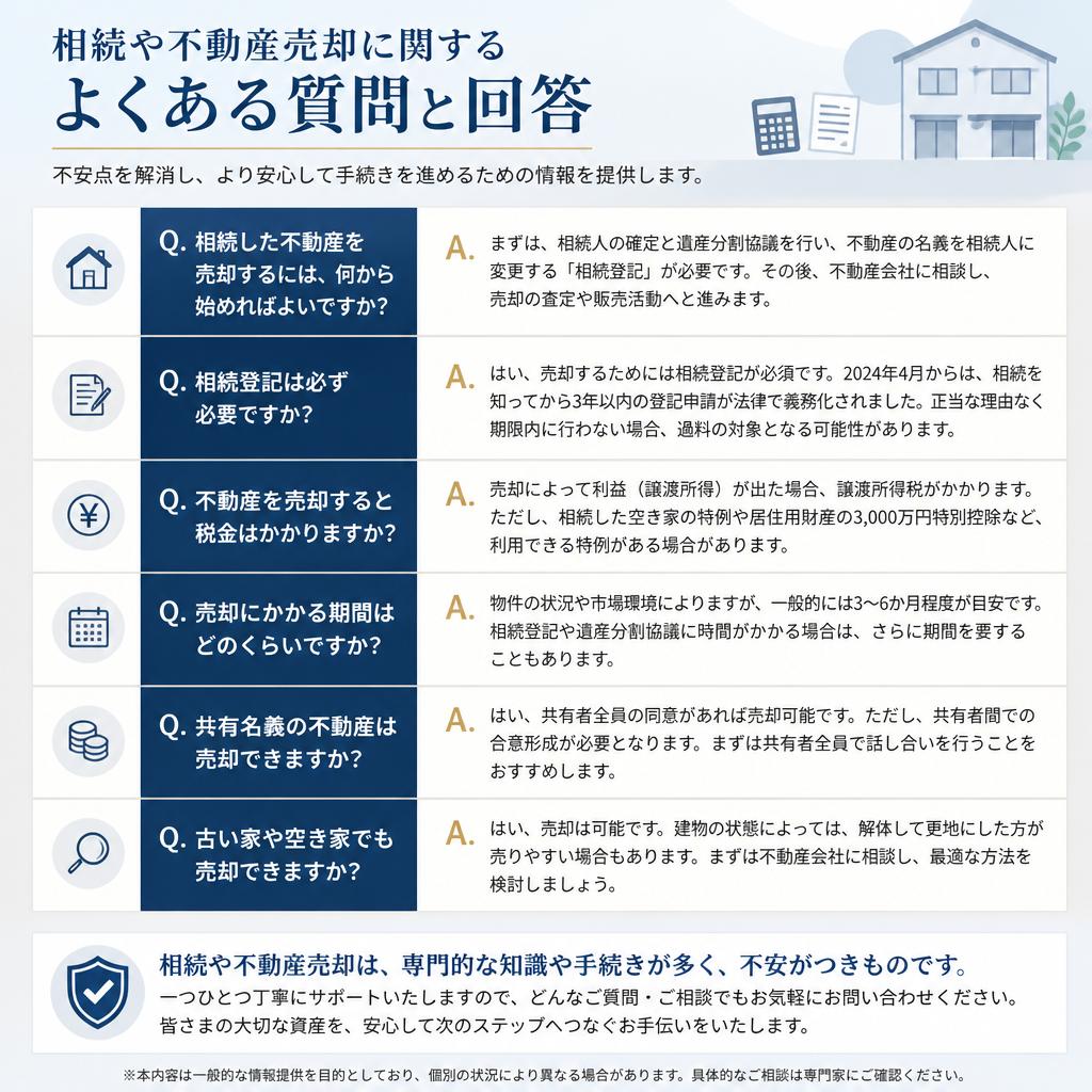 よくある質問と解決策