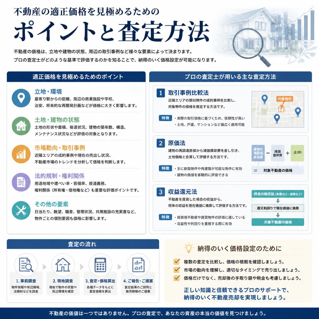 適正価格の見極めと査定方法