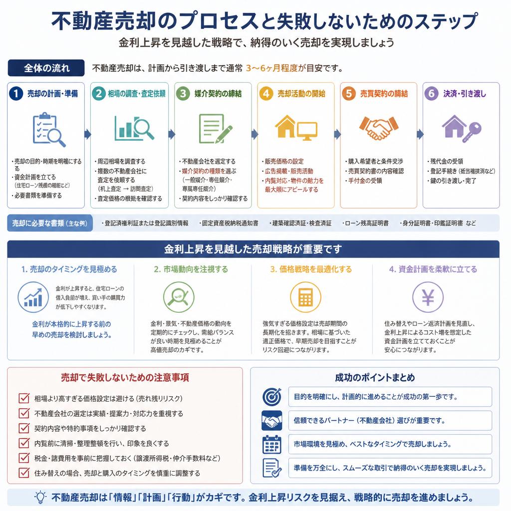 失敗しない不動産売却のステップ